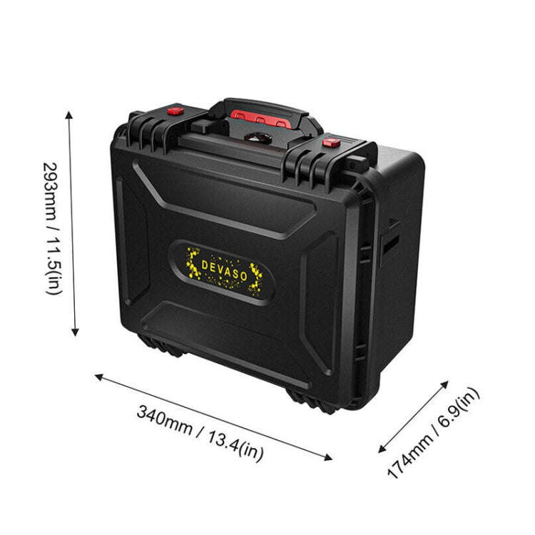 Oculus Meta Quest Pro Headset Devaso Hard Shell Travel Case Bag