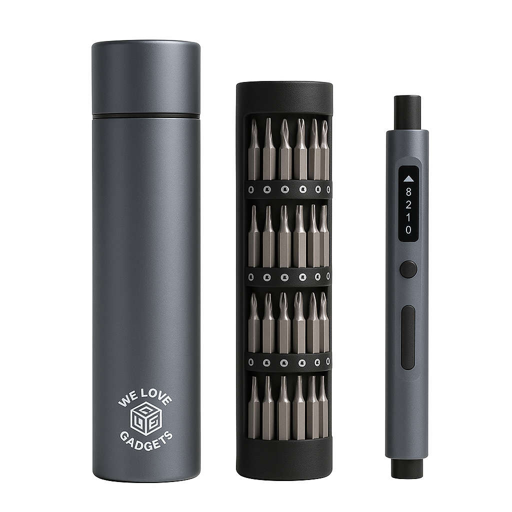 Electric Precision Screwdriver Kit 60 Pcs S2 Bits + USB-C Charging