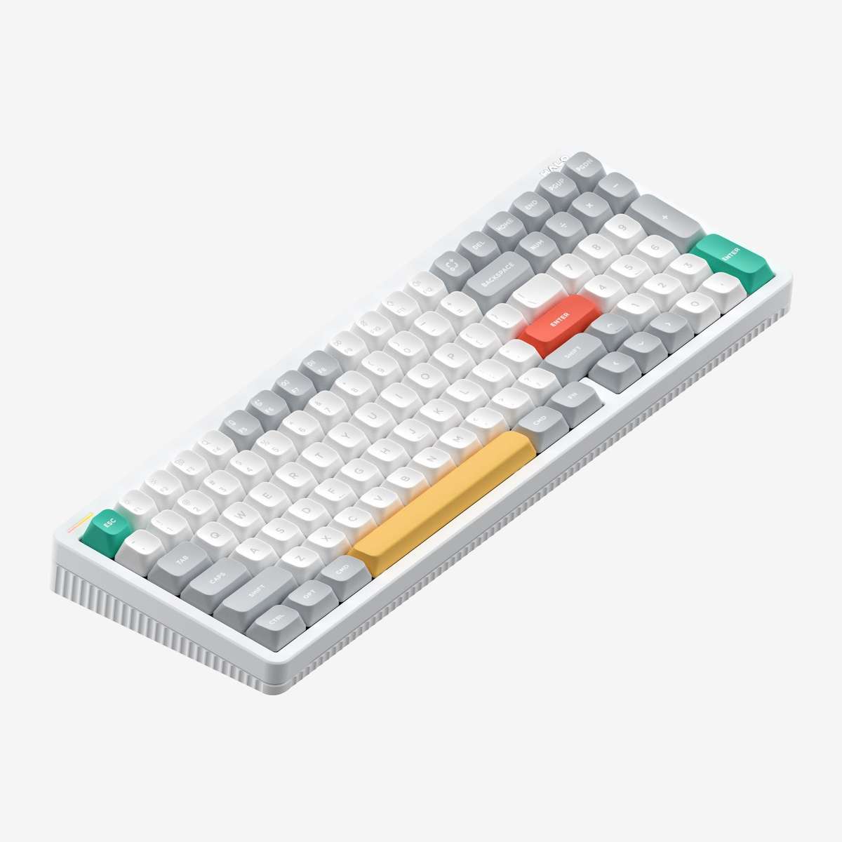 NuPhy Halo96 V2 Wireless Mechanical Keyboard (Blush Switches) Ionic White