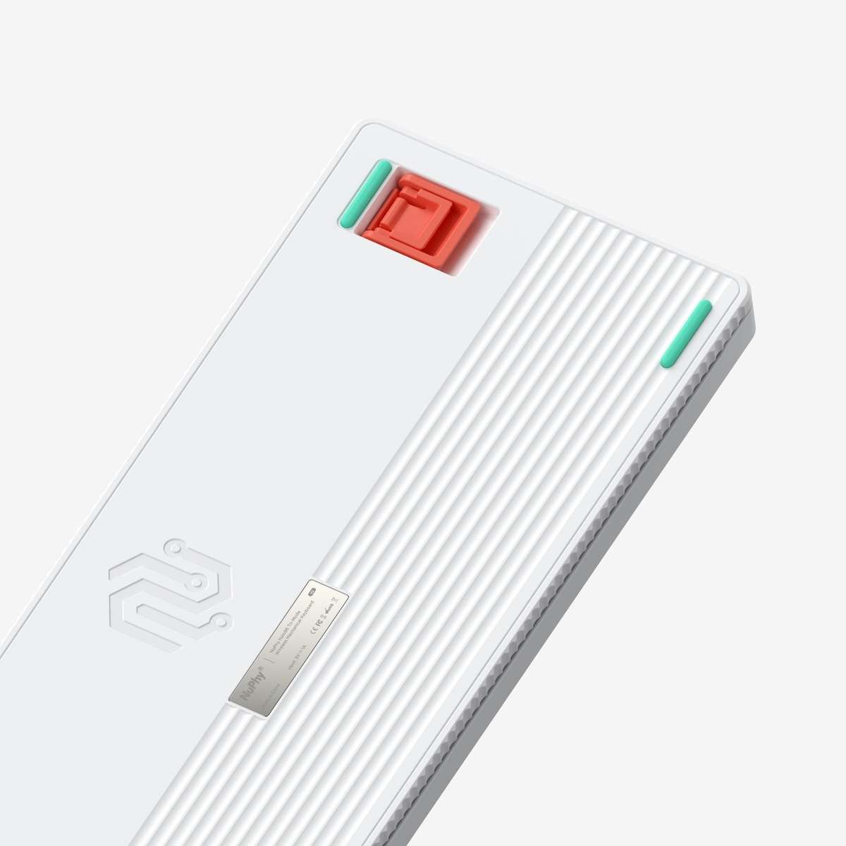 NuPhy Halo96 V2 Wireless Mechanical Keyboard (Blush Switches) Ionic White