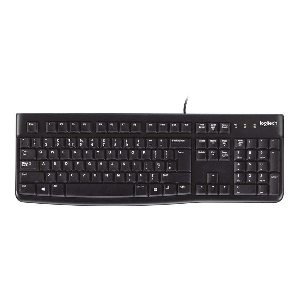 LOGITECH K120 WIRED KEYBOARD USB BLACK