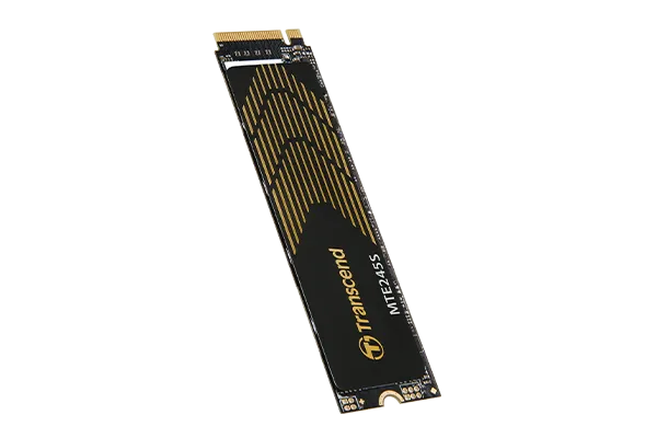 TRANSCEND 250GB MTE245S PCI-E  GEN 4X4 M.2 NVMe 2280 SSD 3D NAND - 3200 MB/s Read1800 MB/s Write ...