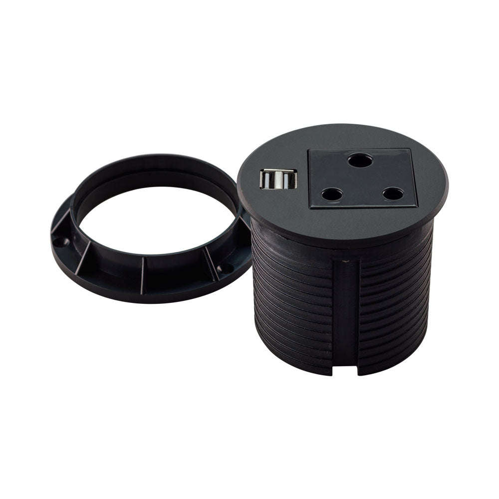 1 X 16A, 1 X 2USB (2.1AMP) CHARGER - 90MM -OLYMPUS