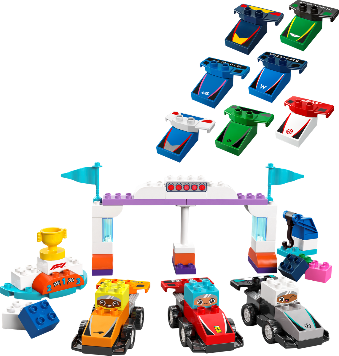 LEGO F1® Team Race Cars & Drivers  Set 10445