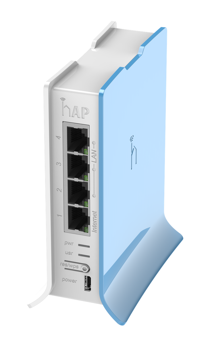 MikroTik hAP Lite Tower 4 Port WiFi 4 Router | MT-RB941-2ND