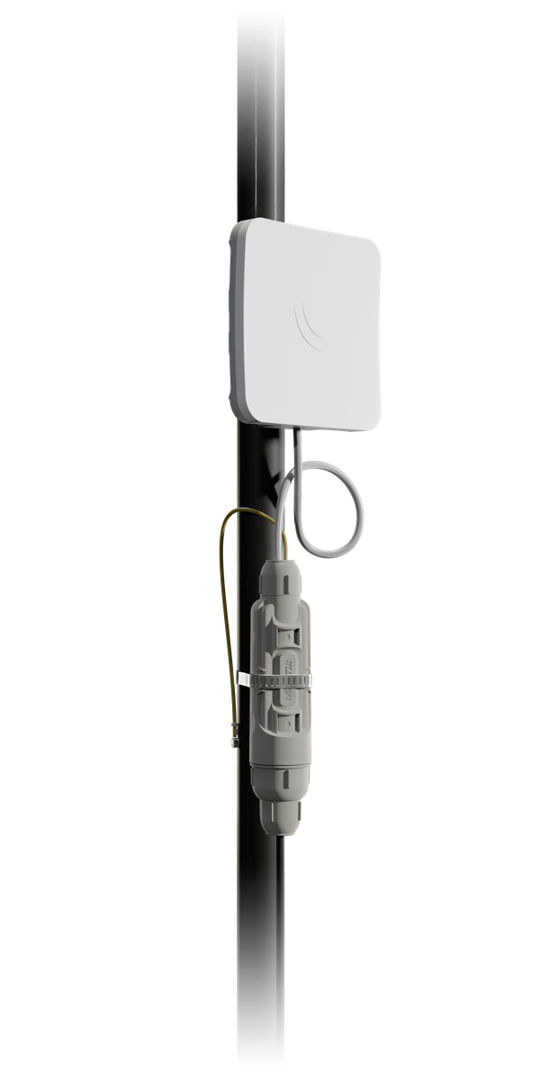 MikroTik Gigabit Ethernet Surge Protector in IP68 enclosure