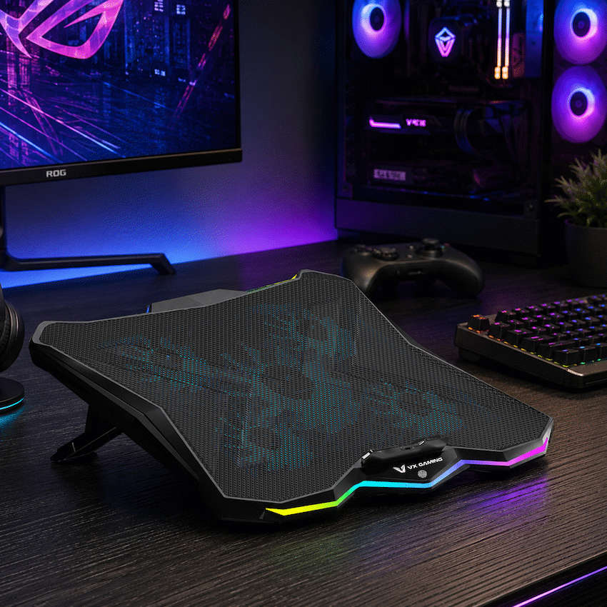 VX Gaming Boreas Series 5-Fan 17" Notebook Cooling Stand