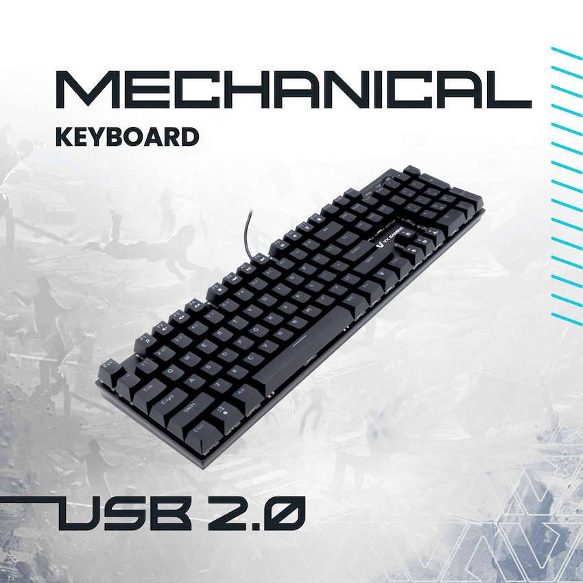 VX Gaming Floki RGB Full Mechanical Keyboard