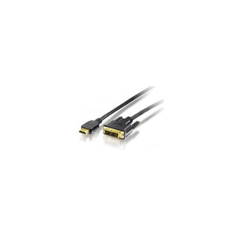EQUIP CABLE, HDMI - DVI 5.0M BLACK