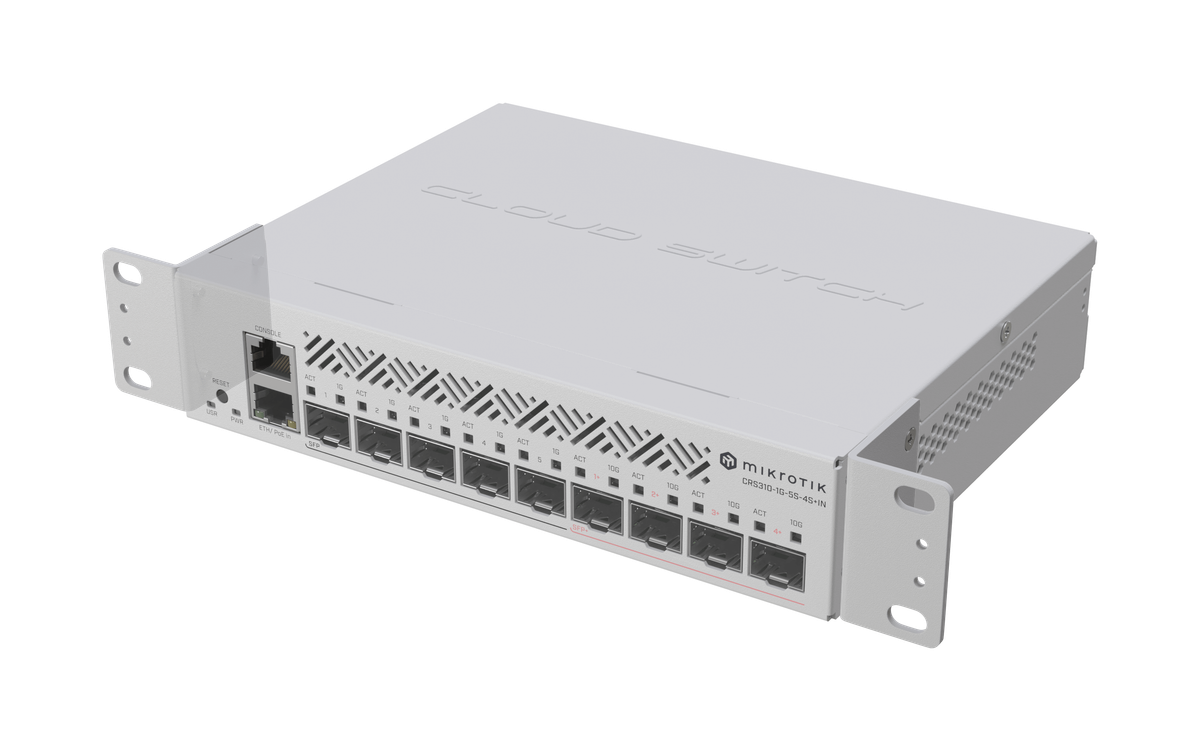 MikroTik 1U Dual or 10" Mounting Bracket |RMK-2/10