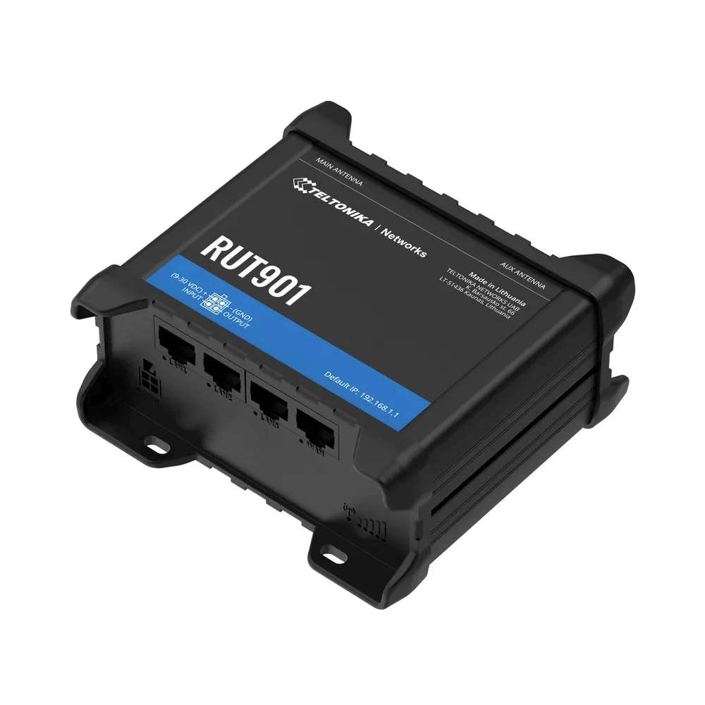 Teltonika Industrial 4G Dual SIM Router | RUT901