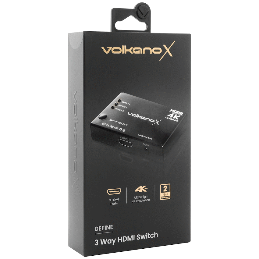 VolkanoX Define Series HDMI Switch 3-Way