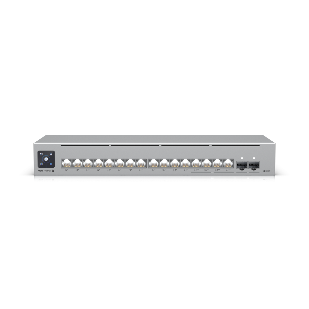 Ubiquiti UniFi Pro Max 16 Port 12 PoE 180W Switch | USW-Pro-Max-16-PoE