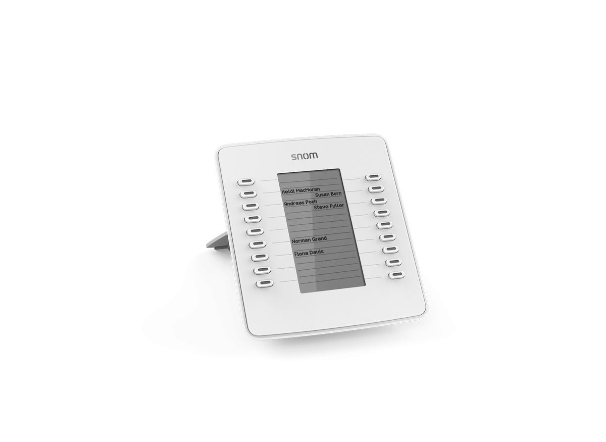 Snom D7 Expansion Module in White - USB - Supports Dxx Series with USB