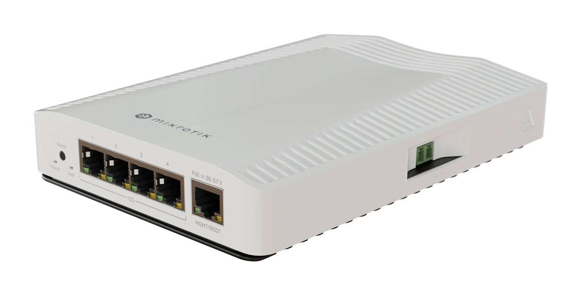 MikroTik Cloud Router Switch 4 Port 10Gbps with PoE Input | CRS304-4XG-IN