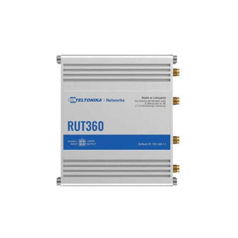 Teltonika 4G LTE CAT6 Industrial Cellular IoT Router | RUT360