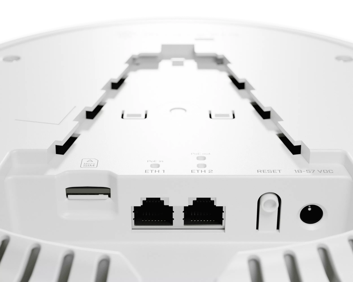 MikroTik cAP LTE12 ax Dual Band WiFi 6 Ceiling AP | MT-RBCAP-AX-LTE12