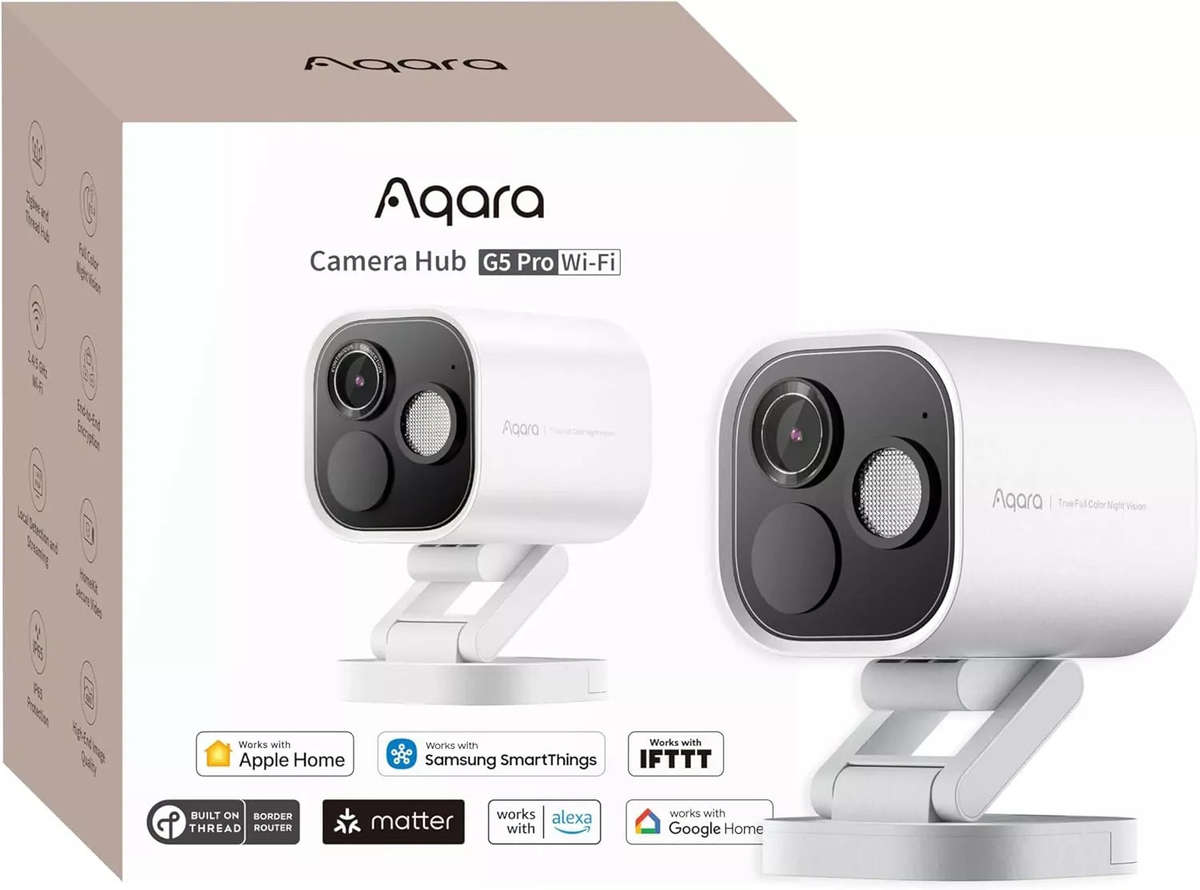 Aqara Camera Hub G5 Pro (WiFi, White) | AQ-HUB-CAM-G5-PRO-WIFI-W