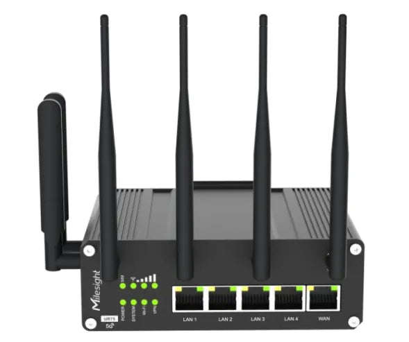Milesight UR75 5G Industrial Cellular Router with GPS & PoE | UR75-504AE-P-W2