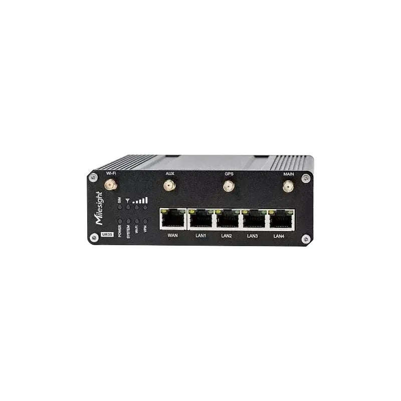 Milesight UR75 5G Industrial Cellular Router with GPS & PoE | UR75-504AE-P-W2