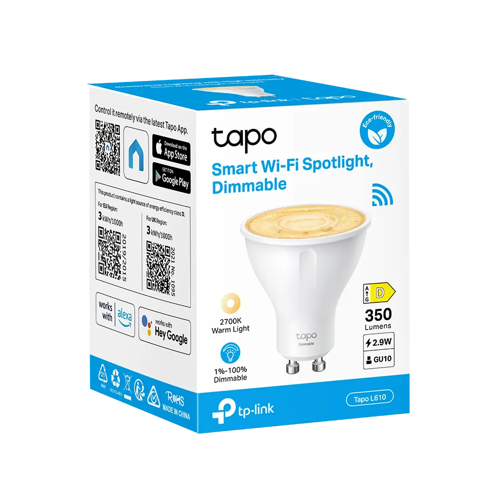 TP-Link Tapo L610 Smart Wi-Fi Dimmable Spotlight | L610