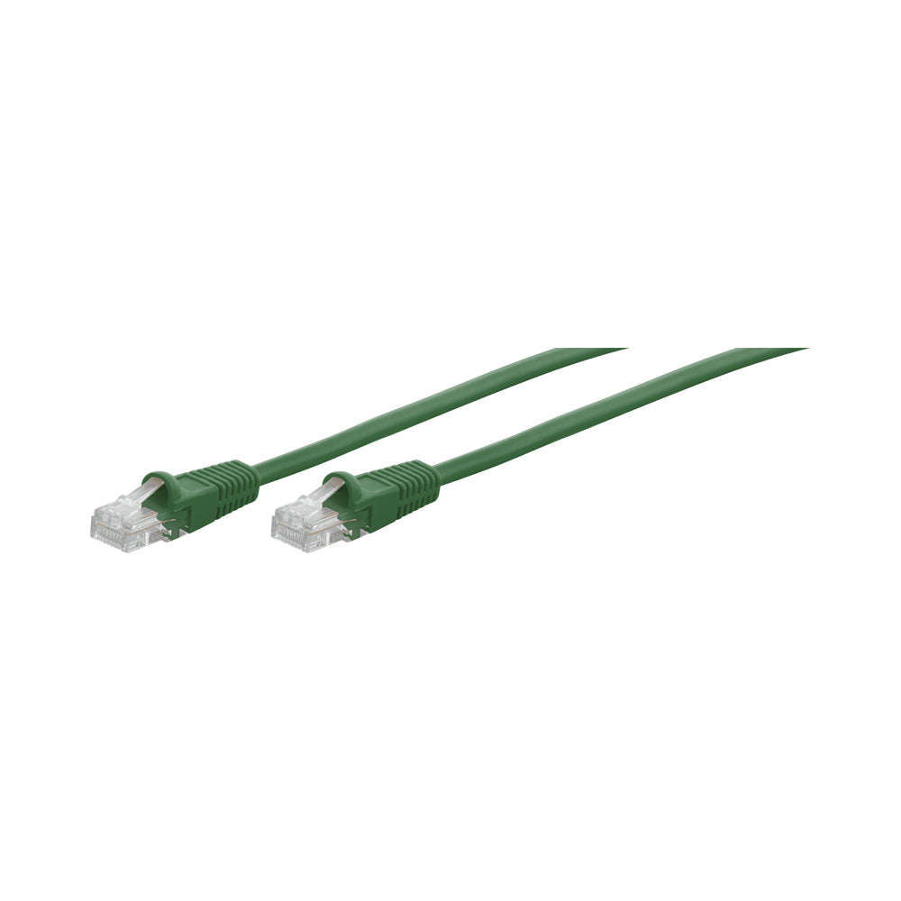 5M CAT5E MOULDED FLYLEAD - GREEN