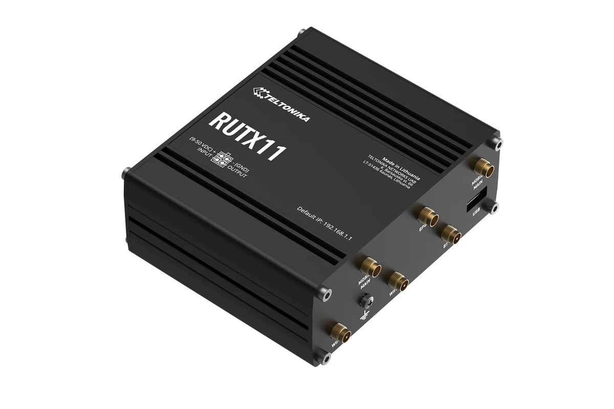 Teltonika Industrial LTE Cat6 WiFI IoT Router | RUTX11