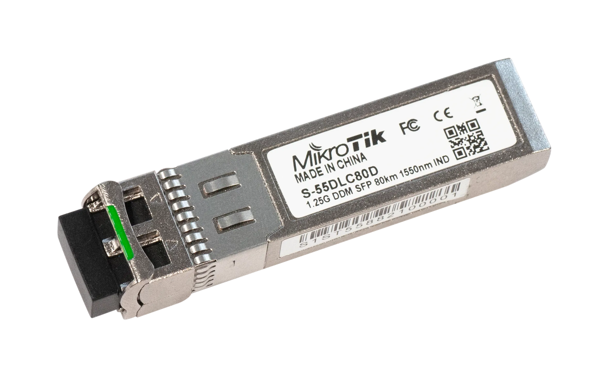 MikroTik Single-mode SFP Module 80Km Dual LC-Connector | MT-RBSFP-SM-81