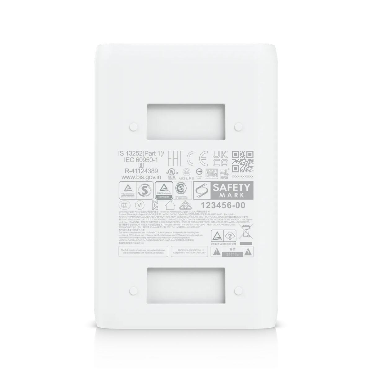 Ubiquiti Gigabit 48V 30W PoE+ Adapter | U-PoE+