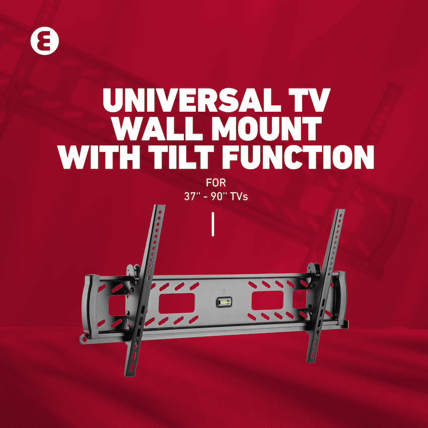 Ellies Solid Series Tilt Anti-Theft TV Bracket for 32'' - 90'' TV's