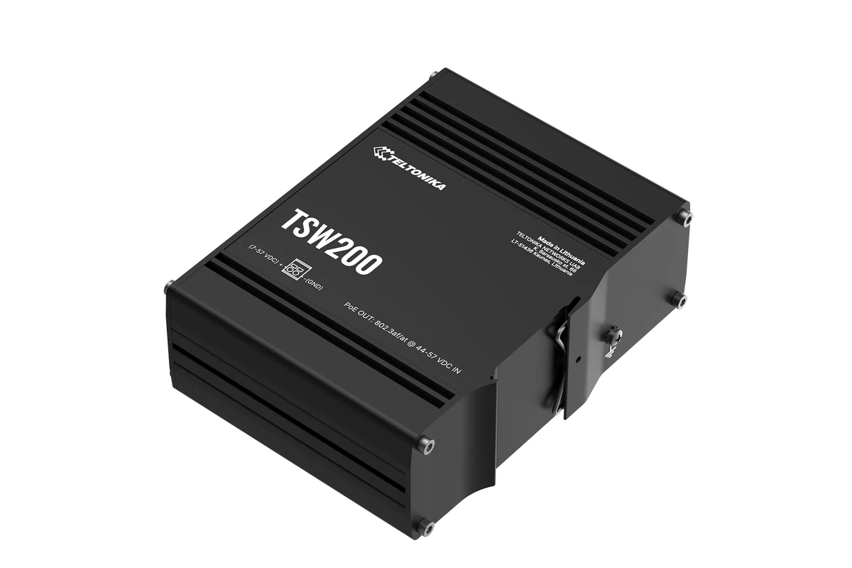 Teltonika 8-Port Gigabit PoE+ Ethernet Switch | TSW200