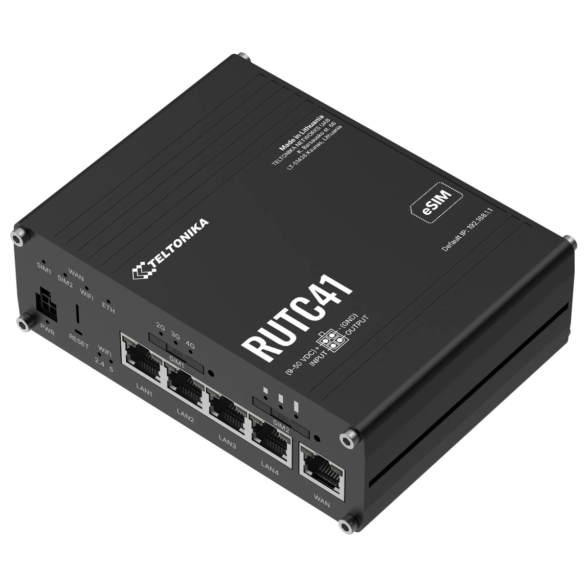 Teltonika industrial 4G Wireless Router with WiFi 6 | RUTC41