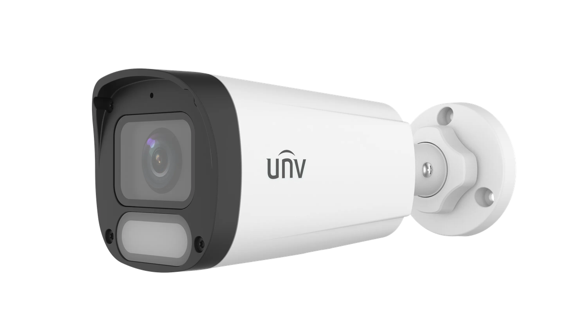Uniview UNV 4MP Owlview Wise-ISP Fixed Warm Light Bullet IP Camera 2.8mm | IPC2314LE-ADF28K-WP-L