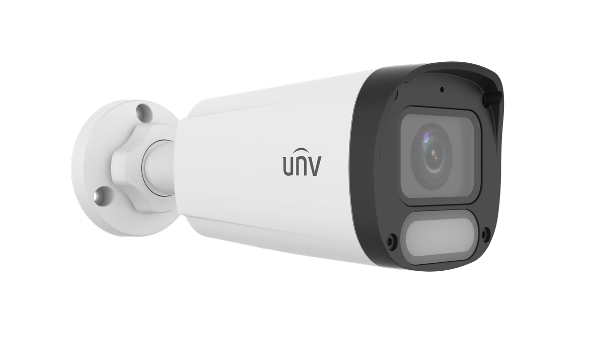 Uniview UNV 4MP Owlview Wise-ISP Fixed Warm Light Bullet IP Camera 4mm | IPC2314LE-ADF40K-WP-L