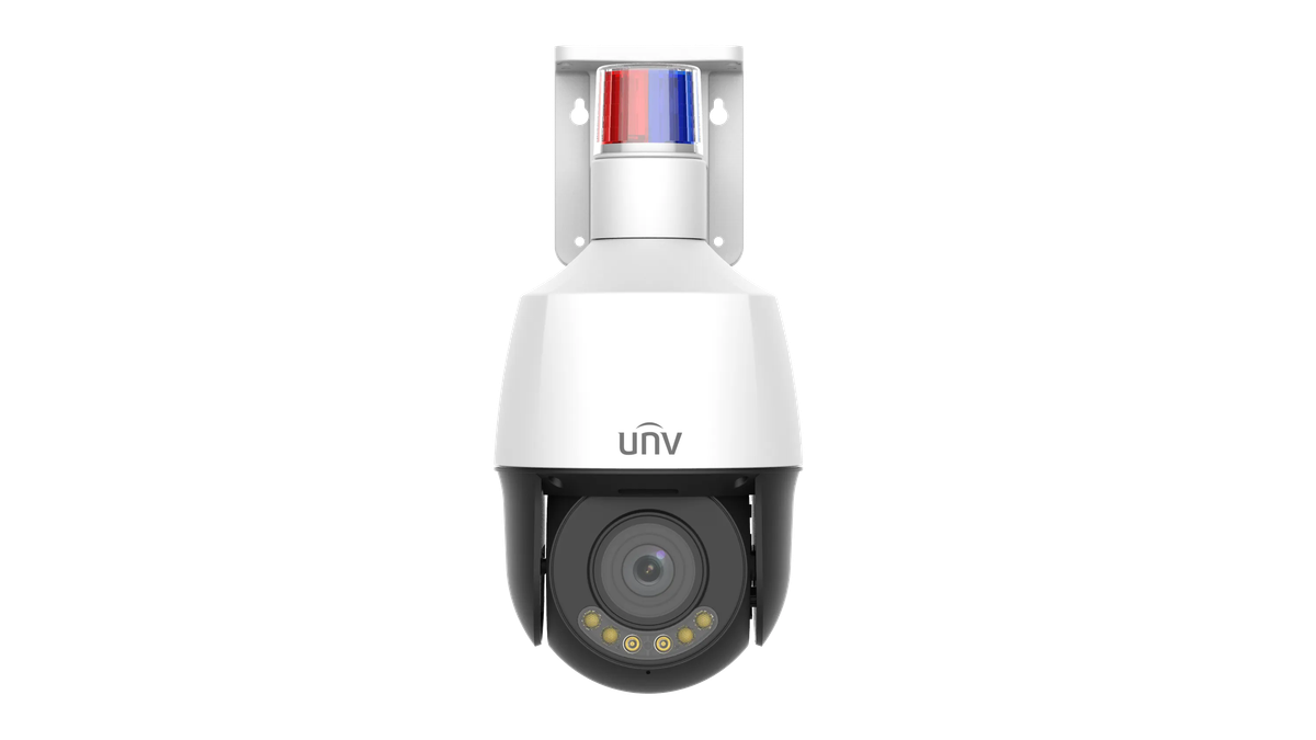 Uniview UNV 4MP Wise-ISP Tri-Guard Warm light Network PTZ IP Camera 2.7-13.5mm (5x Optical Zoom) ...