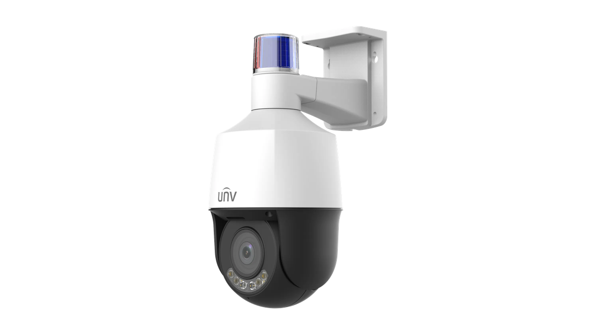 Uniview UNV 4MP Wise-ISP Tri-Guard Warm light Network PTZ IP Camera 2.7-13.5mm (5x Optical Zoom) ...