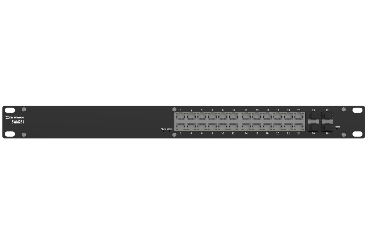 Teltonika 24-Port L2 Managed Switch | SWM281