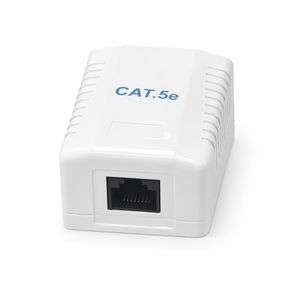 Cattex CAT5e Single Wall Box - Networking