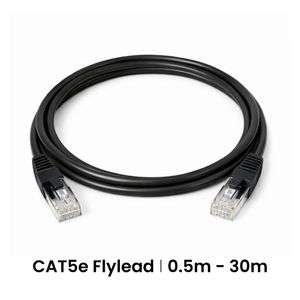 Cattex CAT5e Black Leads 3m - Networking