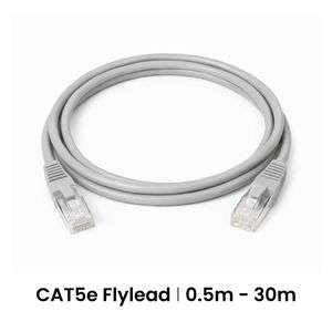 Cattex CAT6 Grey Flyleads 0.5m - Networking