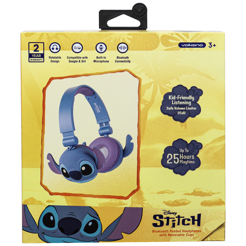 Stitch Bluetooth Padded Headphone with Removable Cups