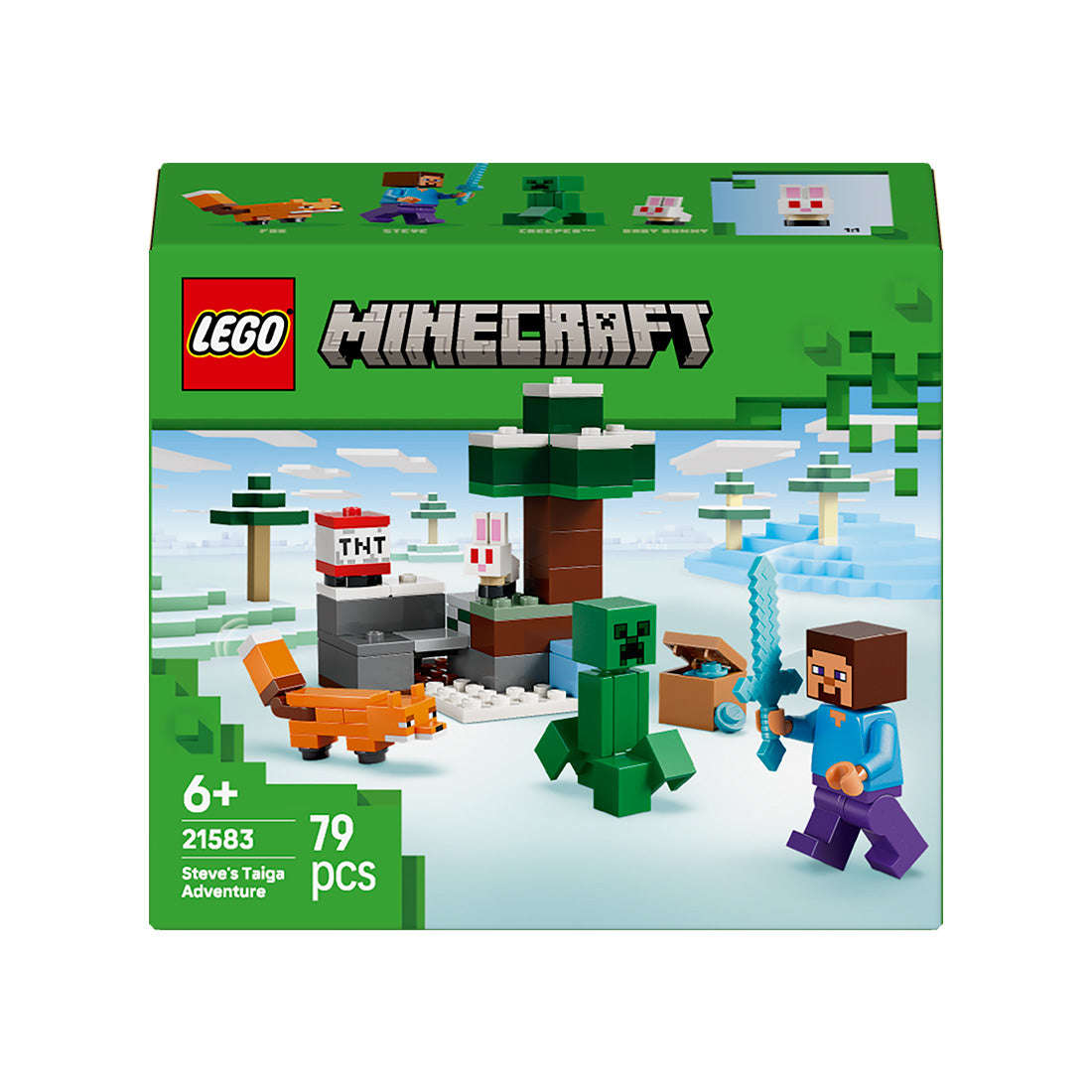 LEGO® Minecraft® Steves Taiga Adventure Gamer Gift 21583
