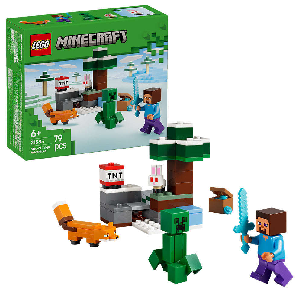 LEGO® Minecraft® Steves Taiga Adventure Gamer Gift 21583