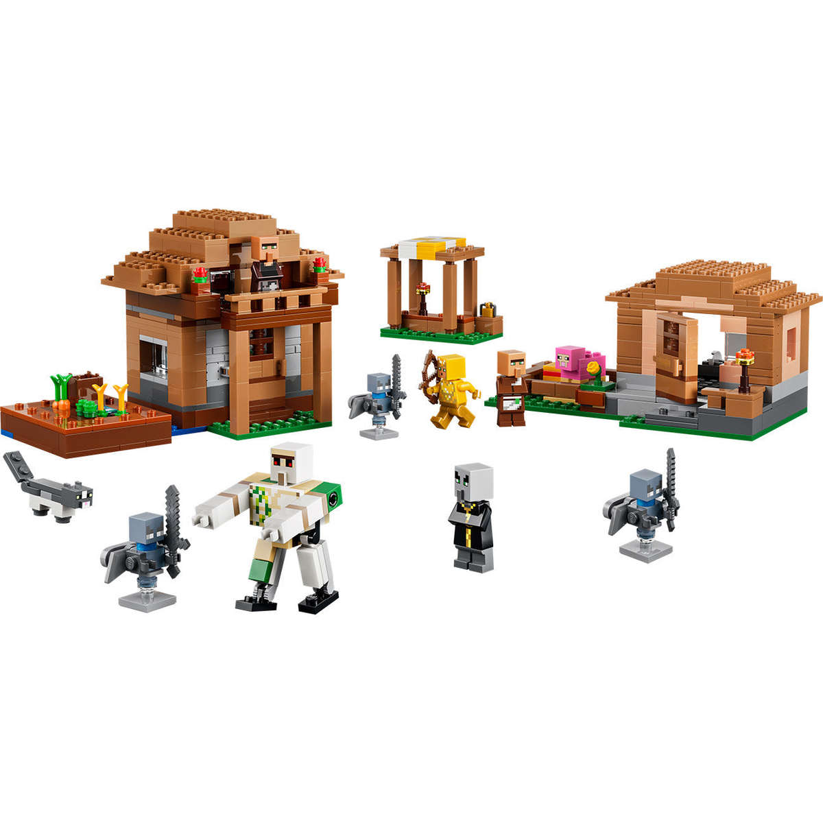 LEGO® Minecraft® Evoker Village Attack Toy Playset 21596