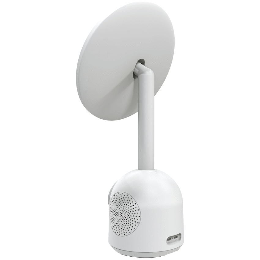 ZEN Unify Series Wireless Phone Charger with Bluetooth Speaker - White