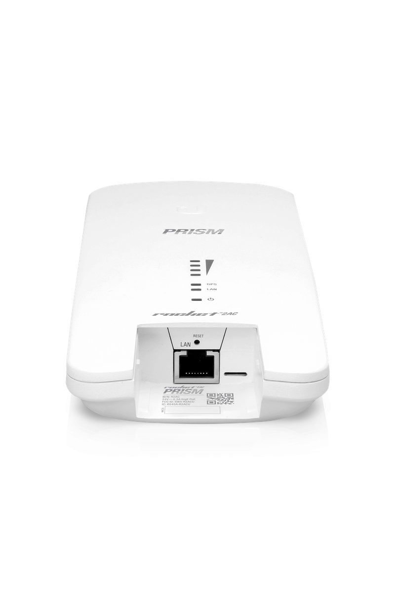 Ubiquiti UISP airMAX Rocket Prism 2AC 2GHz Radio Includes POE Injector | R2AC-PRISM