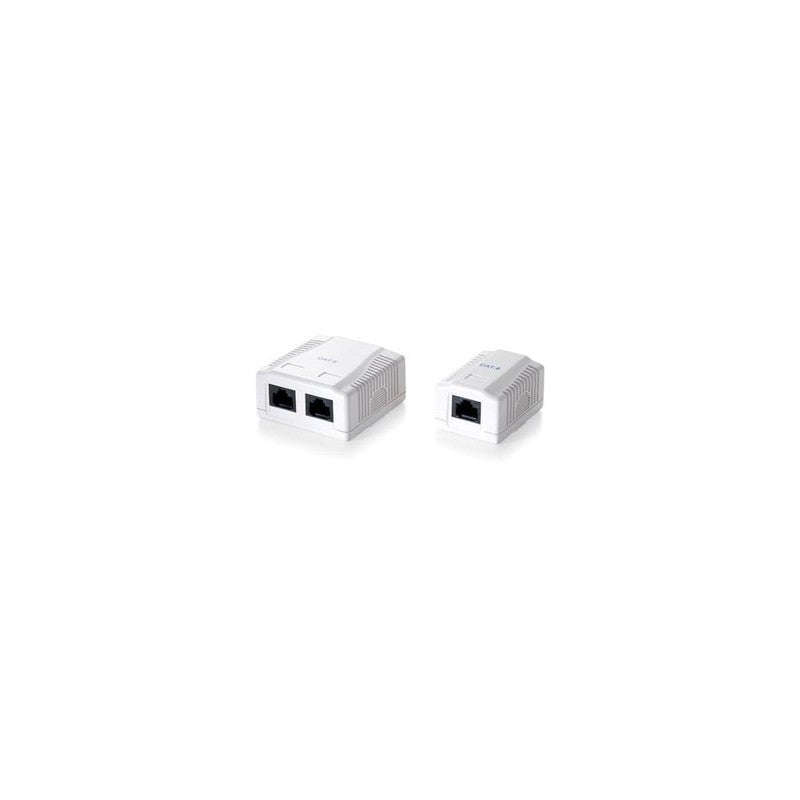 EQUIP WALLBOX, CAT6E UTP 2-PORT