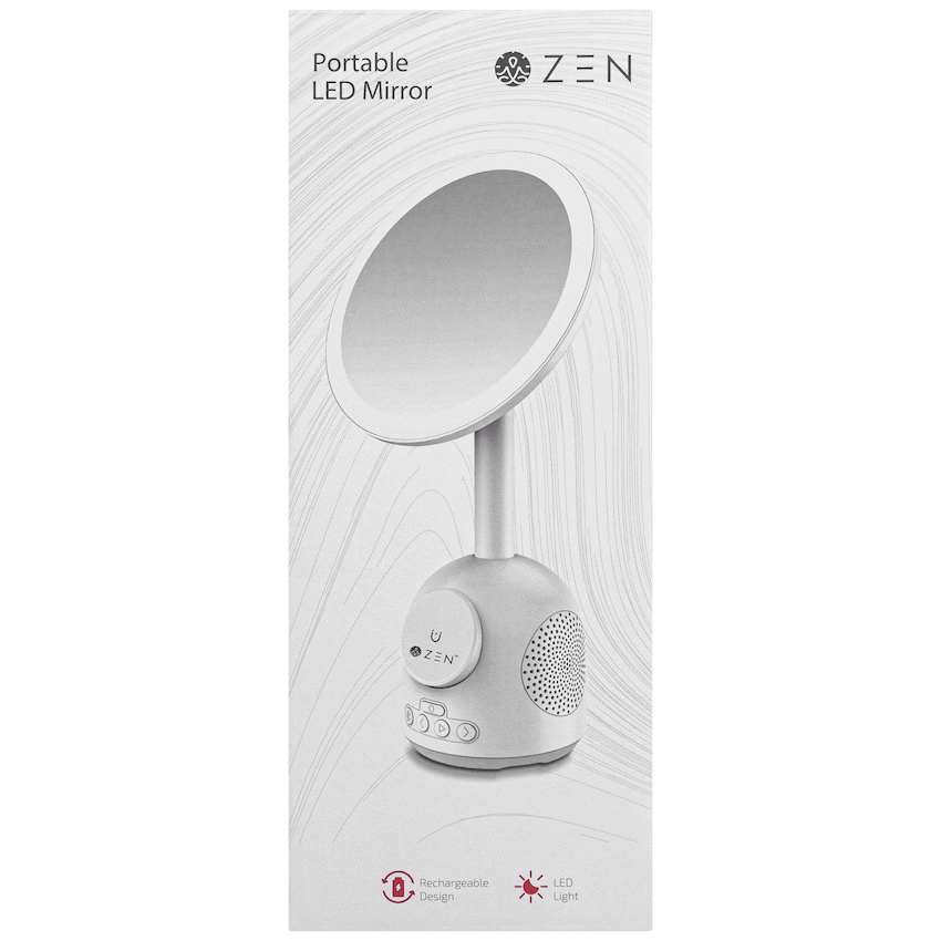 ZEN Unify Series Wireless Phone Charger with Bluetooth Speaker - White