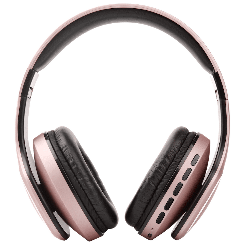 Volkano Phonic Series Bluetooth Full-Size Headphones - Rose Gold