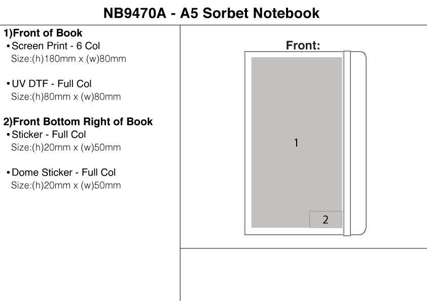 A5 Sorbet Notebook